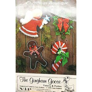 Vintage Christmas Boutique Wall & Door Decor Patterns From 1979 By Gwen Andrews